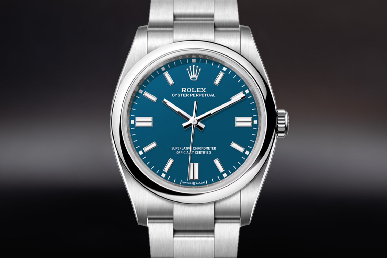 Rolex Oyster Perpetual 36 Med Blue Dial 126000