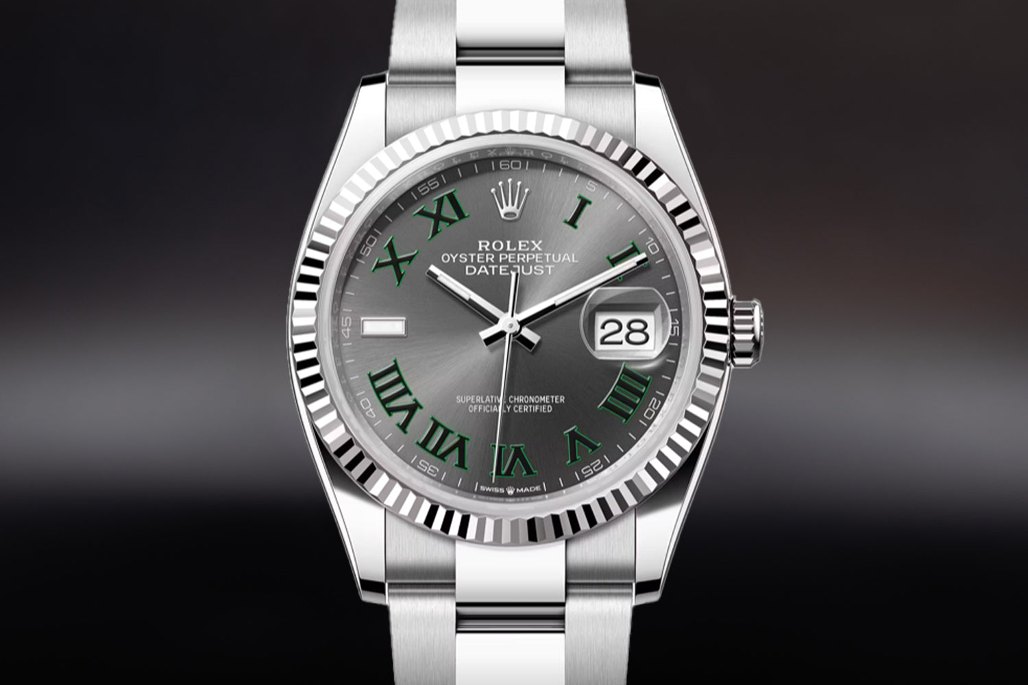 Rolex Datejust 36 Slate "Wimbledon" Dial 126234