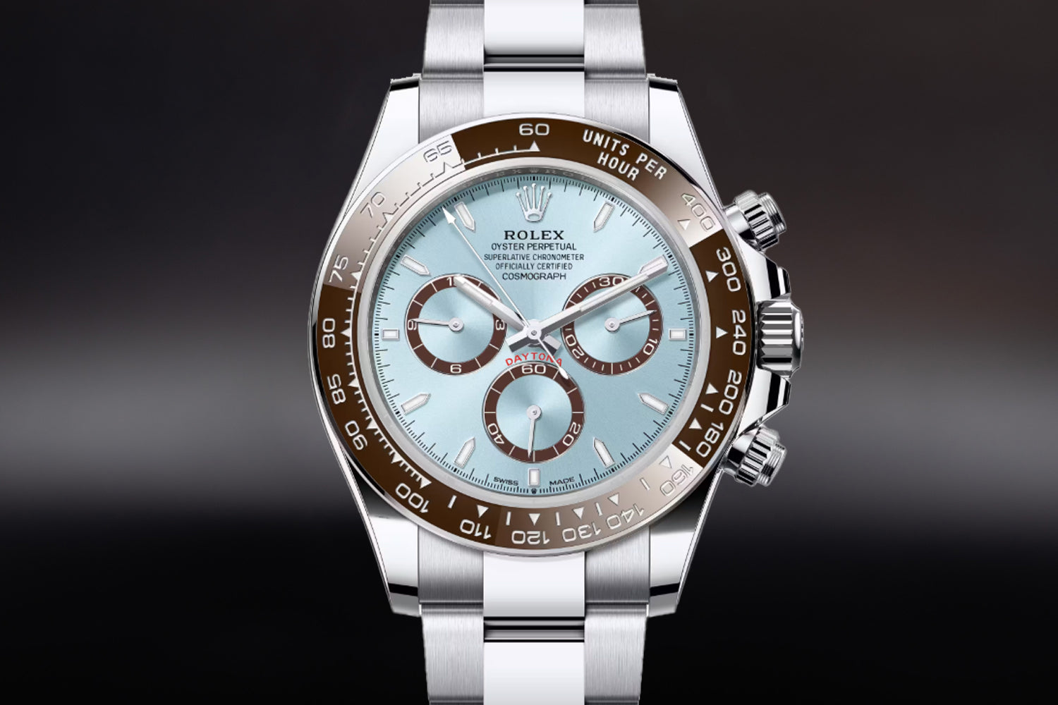 Rolex Cosmograph Daytona Platinum Ice Blue "Platona" 126506