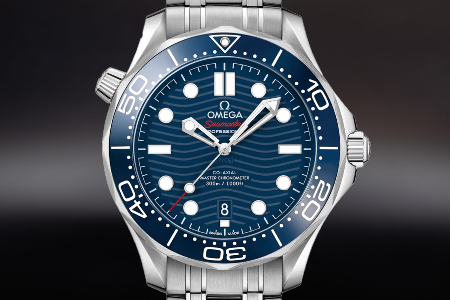Omega Seamaster Diver 300M Blue Dial and blue bezel 210.30.42.20.03.001