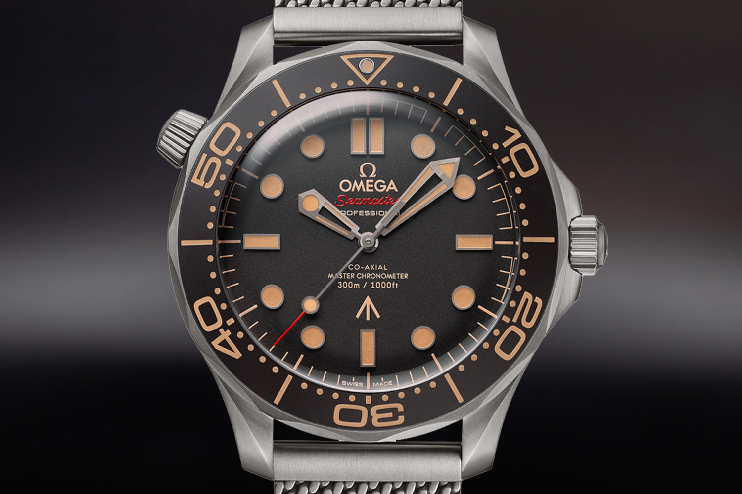 Omega Seamaster Diver 300M James Bond 007 Black Dial 210.90.42.20.01.001