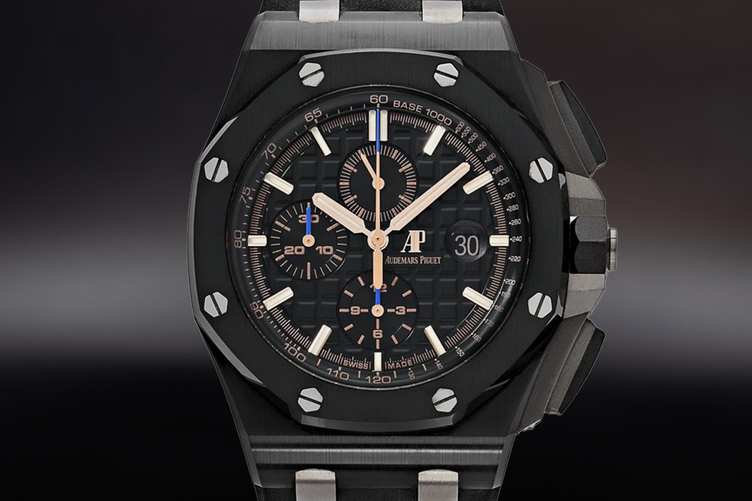 Audemars Piguet Royal Oak Offshore Chronograph black Ceramic "Gold Hands" 26405CE.OO.A002CA.02