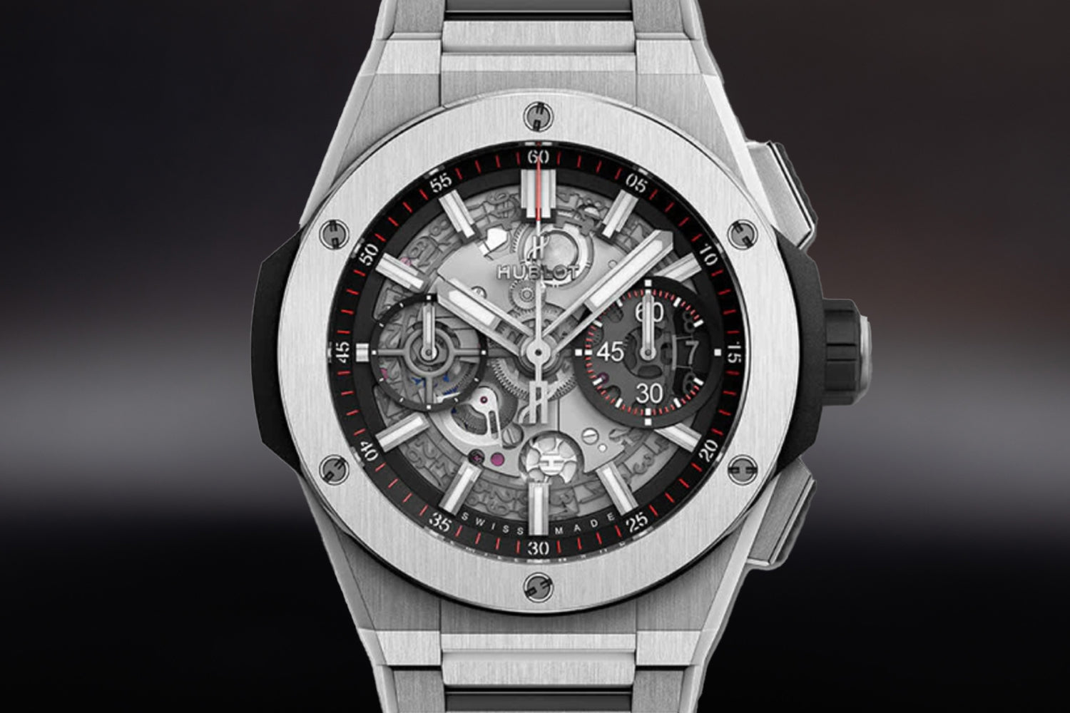 Hublot Big Bang Integrated Titanium case Skeleton Dial 451.NX.1170.NX