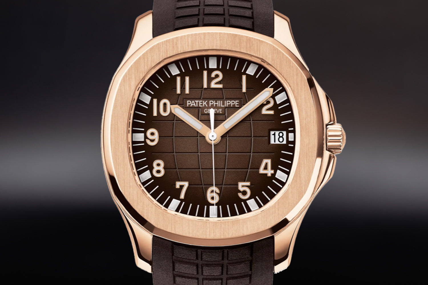Patek Philippe Aquanaut 18K Rose Gold Brown Dial 5167R-001