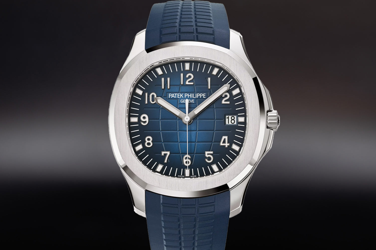 Patek Philippe Aquanaut White Gold Blue Dial 5168G-001