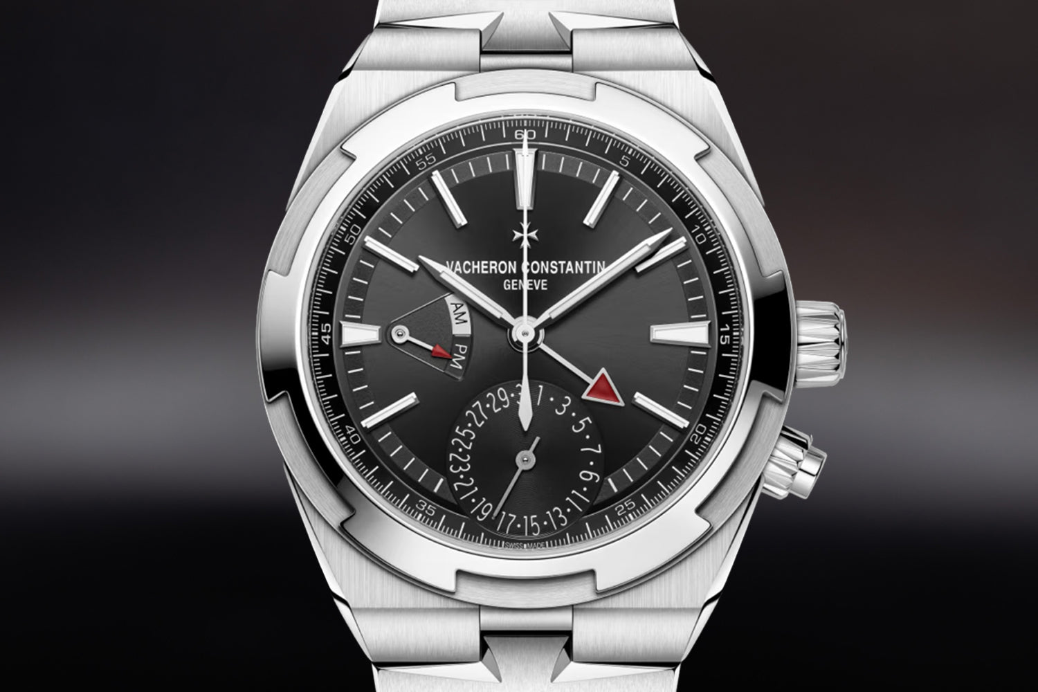 Vacheron Constantin Overseas Dual Time Black Dial 7920V/210A-B546 stainless steel