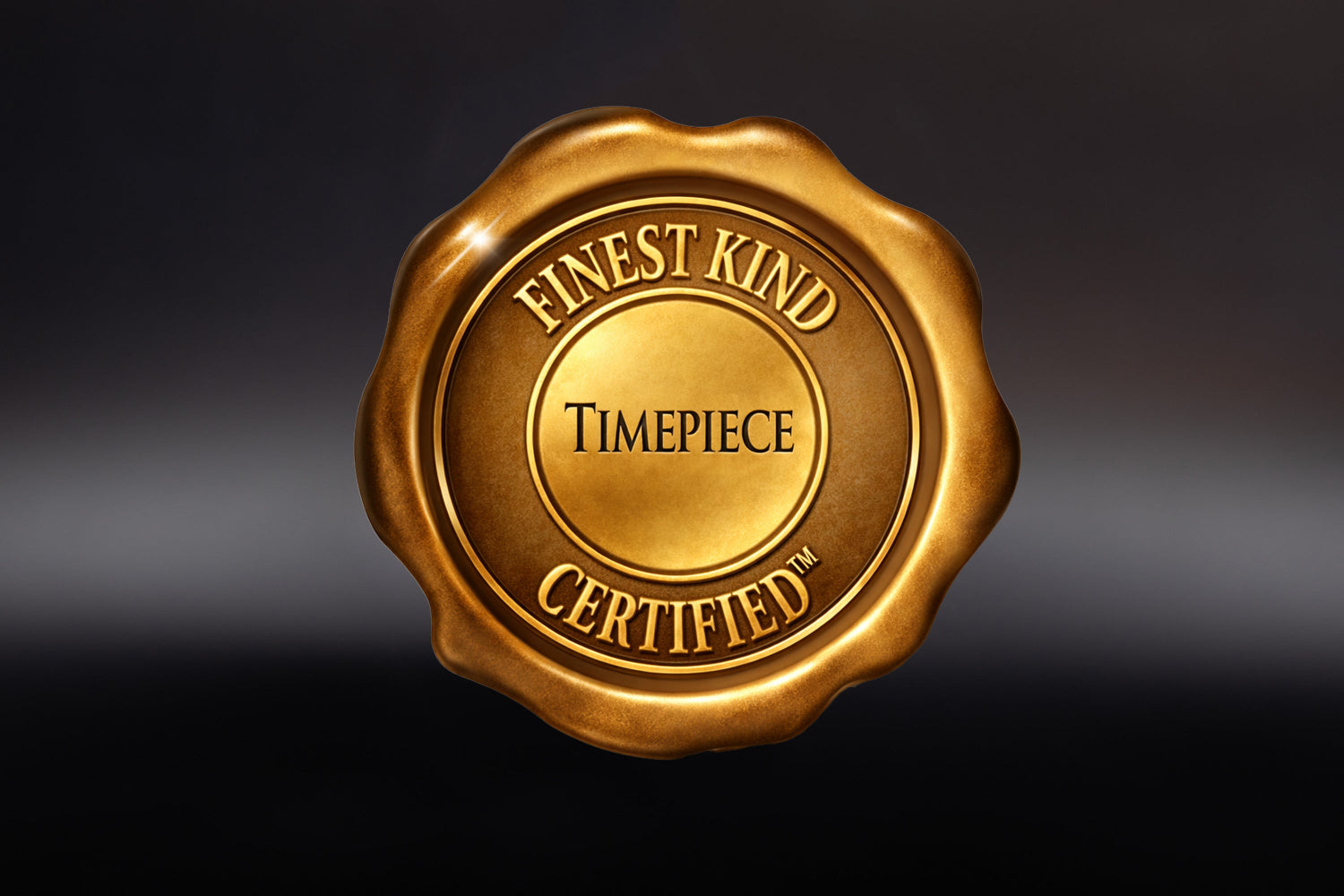 Finest Kind Certified™ verification seal for luxury watches