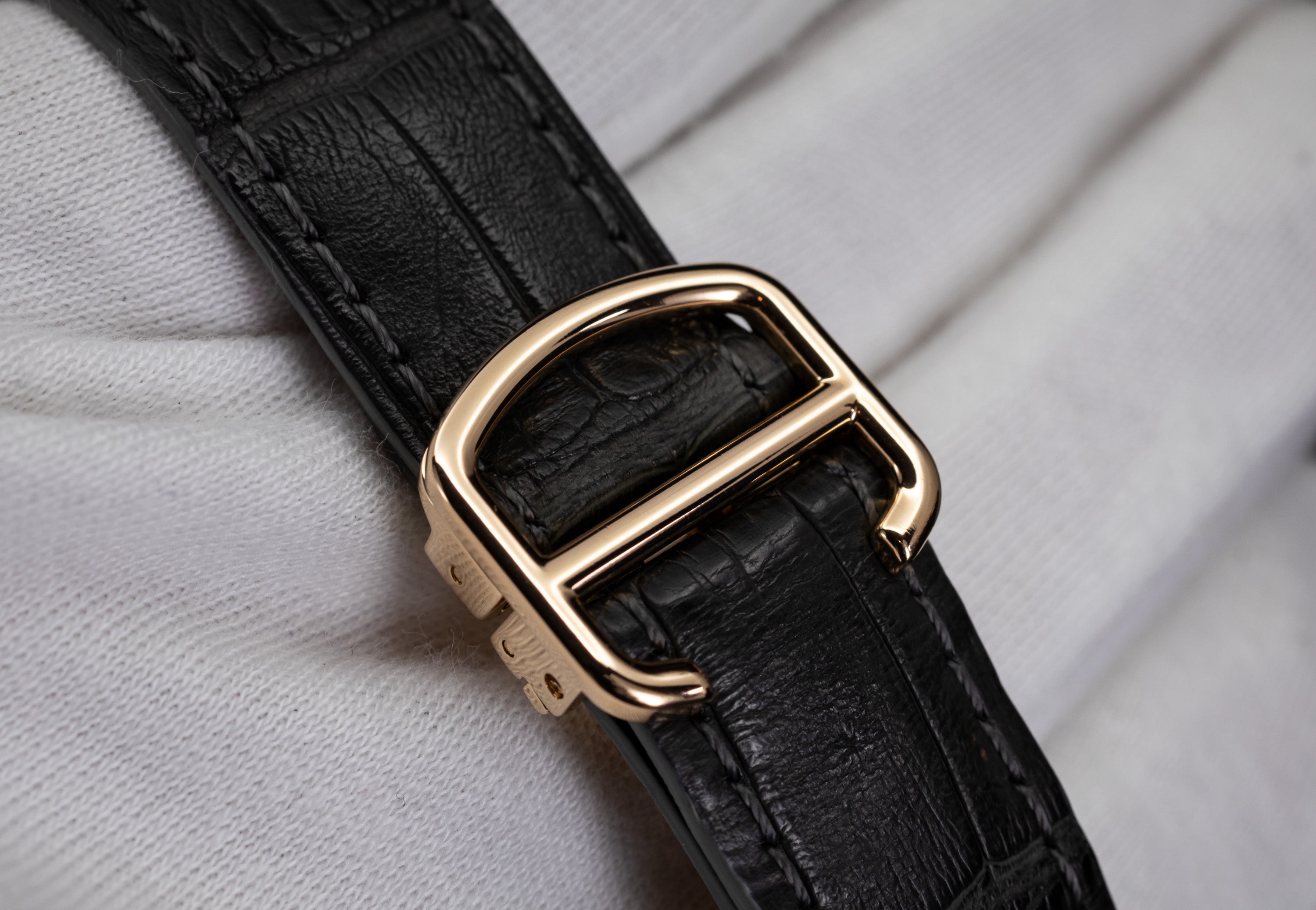 Cartier Santos de Cartier 18K Rose Gold clasp