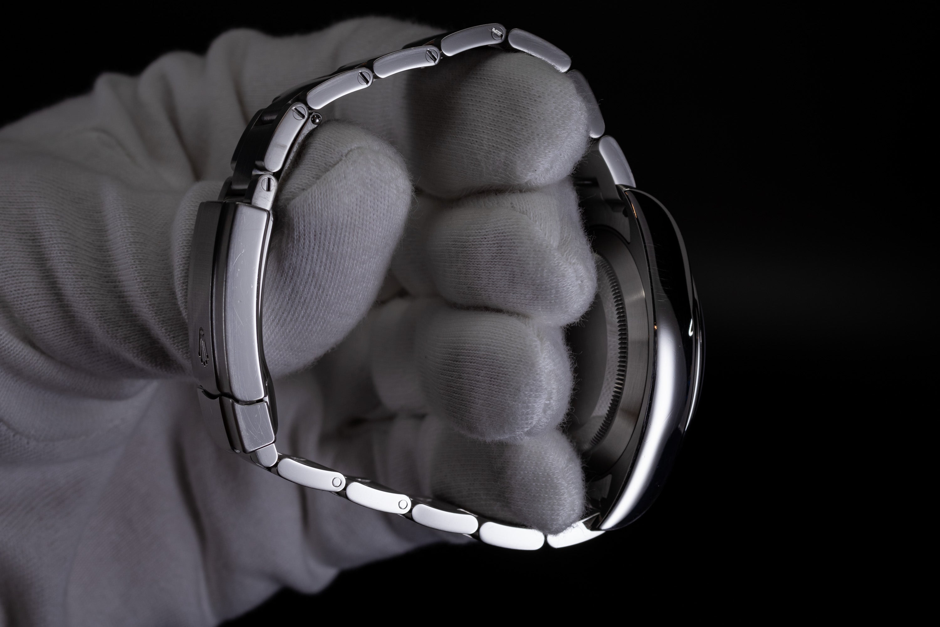 Rolex Air-King polished bracelet edge