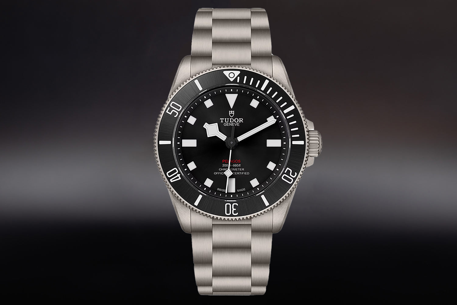Tudor Pelagos 39 Titanium bracelet Black bezel M25407N-0001