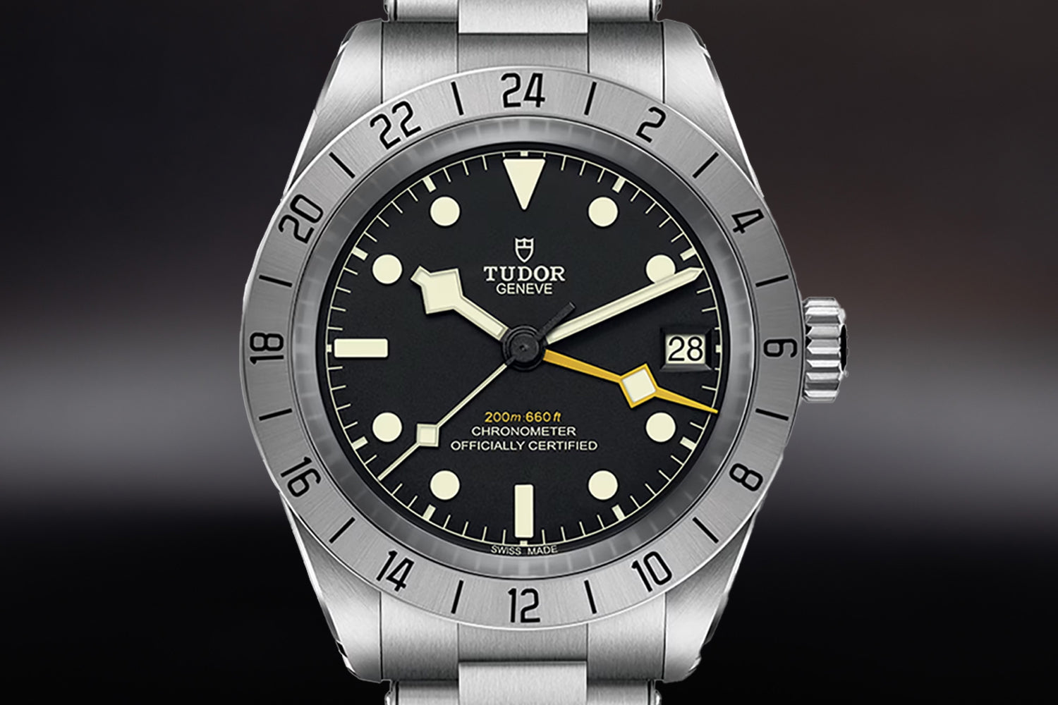Tudor Black Bay Pro GMT Black Dial M79470-0001 24 hour