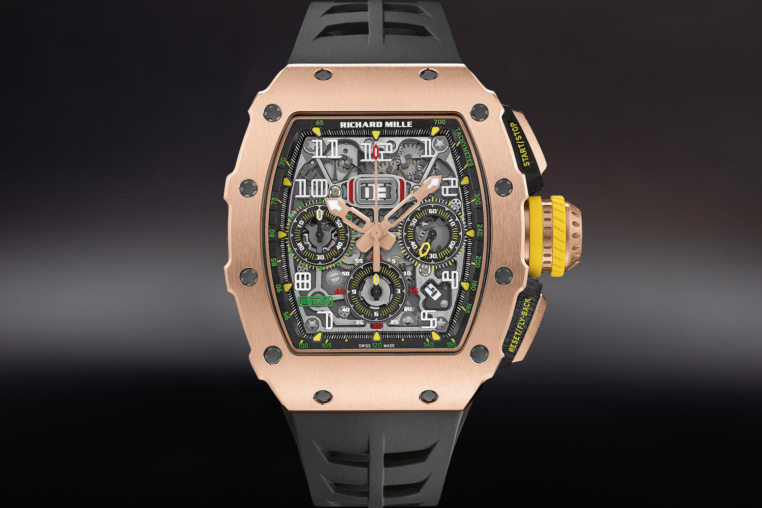Richard Mille RM 11-03 Automatic Flyback Chronograph in rose gold