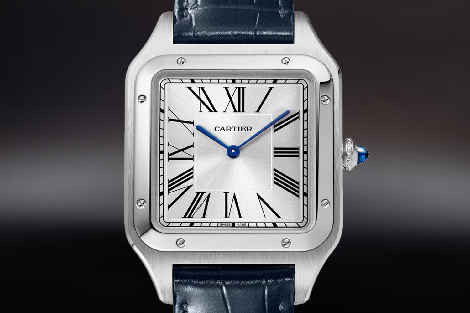 Cartier Santos-Dumont siler dial size XL WSSA0032