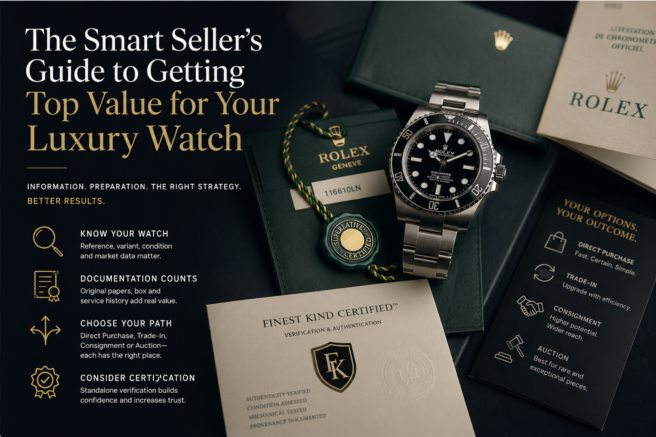 Sell Your Luxury Watch. Thinking of selling a luxury watch? Learn how to maximize your return, avoid common mistakes, and choose the right selling channel in 2026