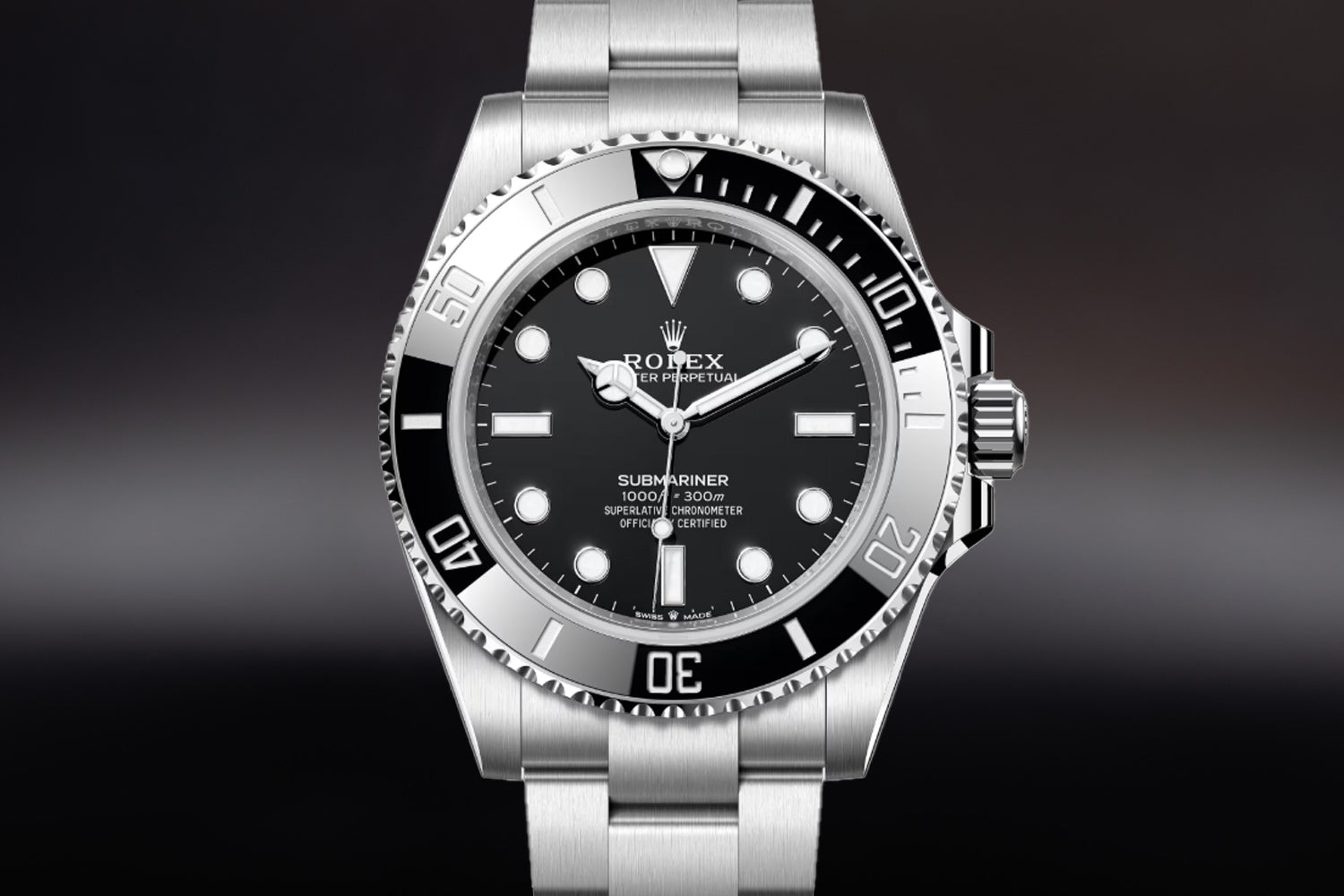 Rolex Submariner Black Dial "No Date" 124060