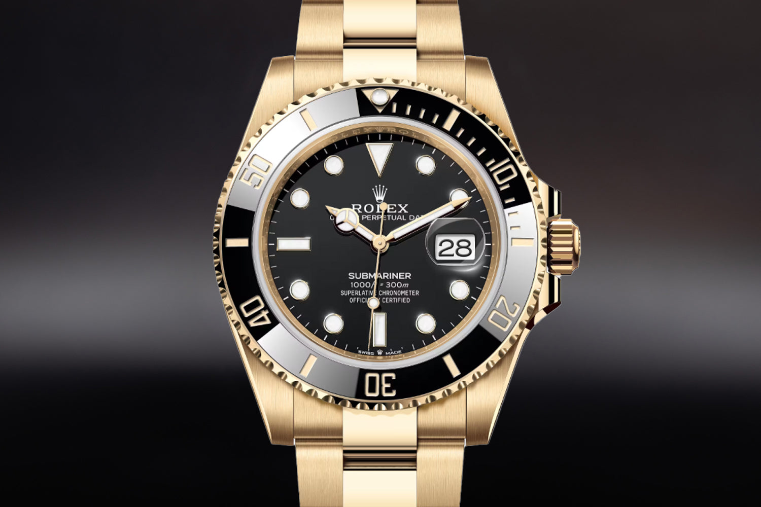 Rolex Submariner Date Yellow Gold Black Dial 126618LN