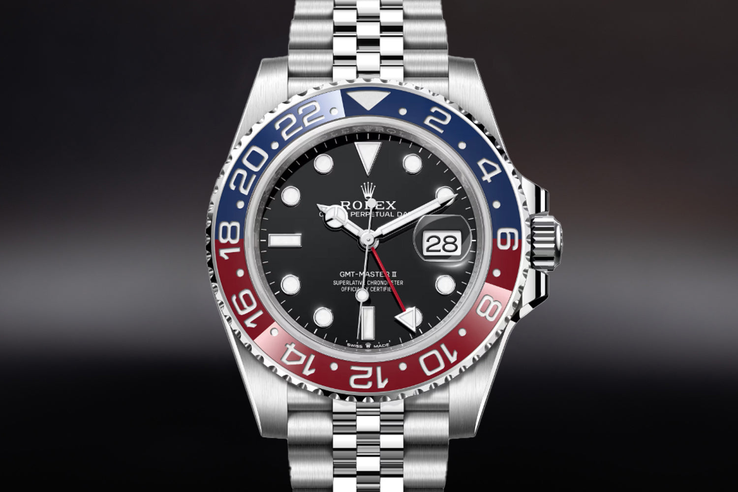 Rolex GMT-Master II Black Dial "Pepsi" 126710BLRO