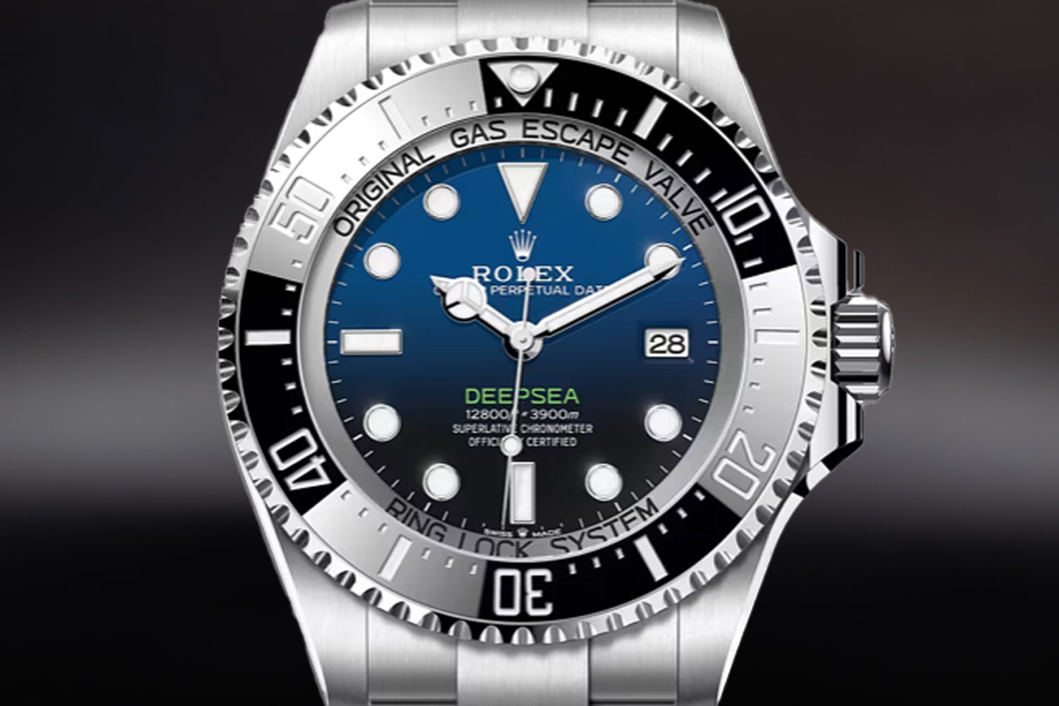 Rolex Sea-Dweller Deepsea “James Cameron” stainless steel with black ceramic bezel and D-Blue Dial 136660