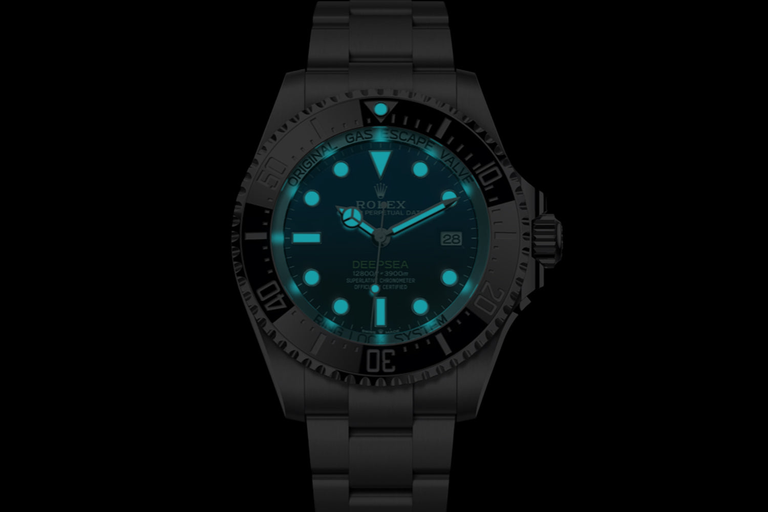 Rolex Sea-Dweller Deepsea “James Cameron” stainless steel with black ceramic bezel and D-Blue Dial 136660 lume