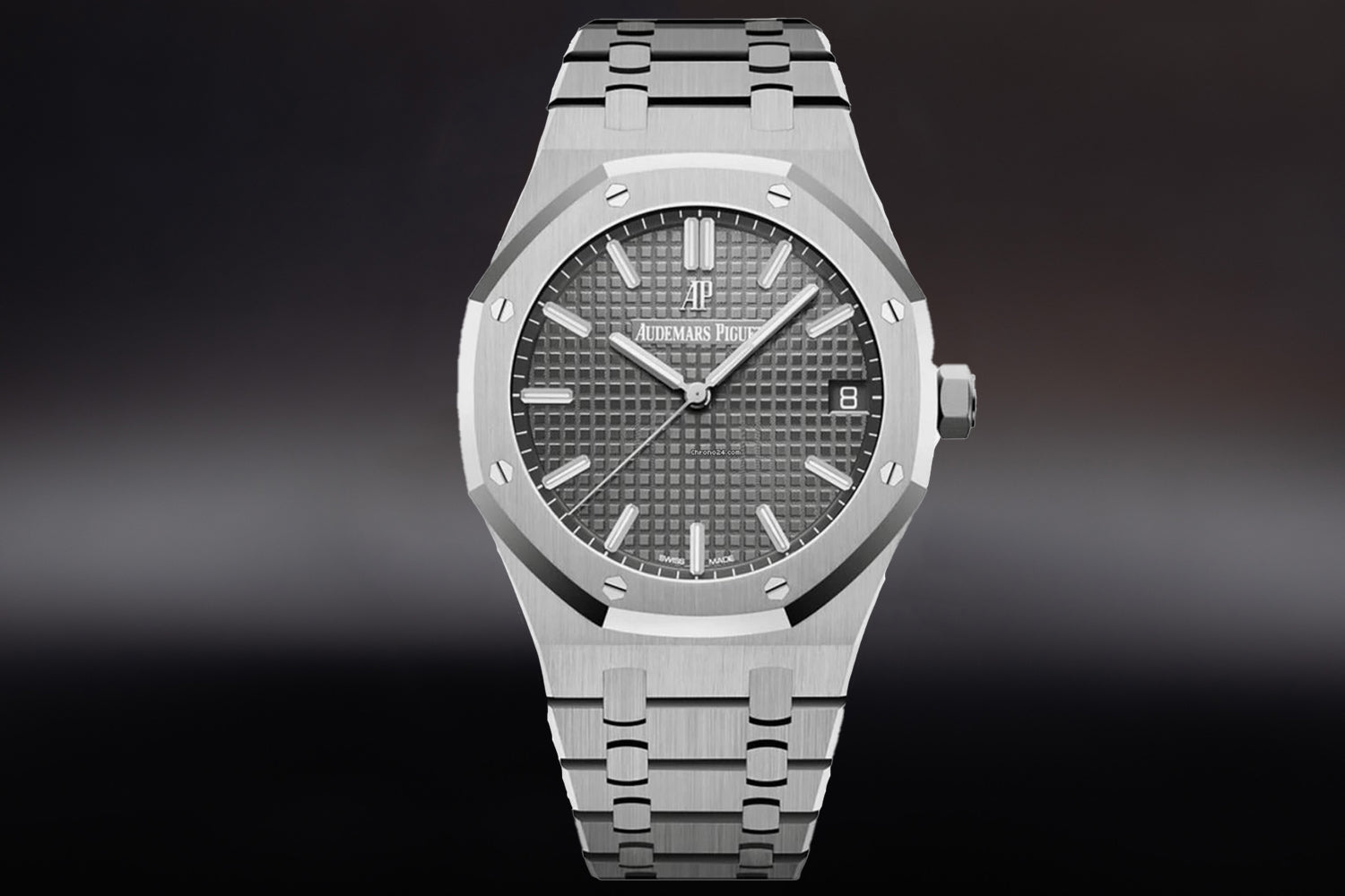 Audemars Piguet Royal Oak 15500ST stainless steel Grey Dial 15500ST.OO.1220ST.02 with integrated bracelet