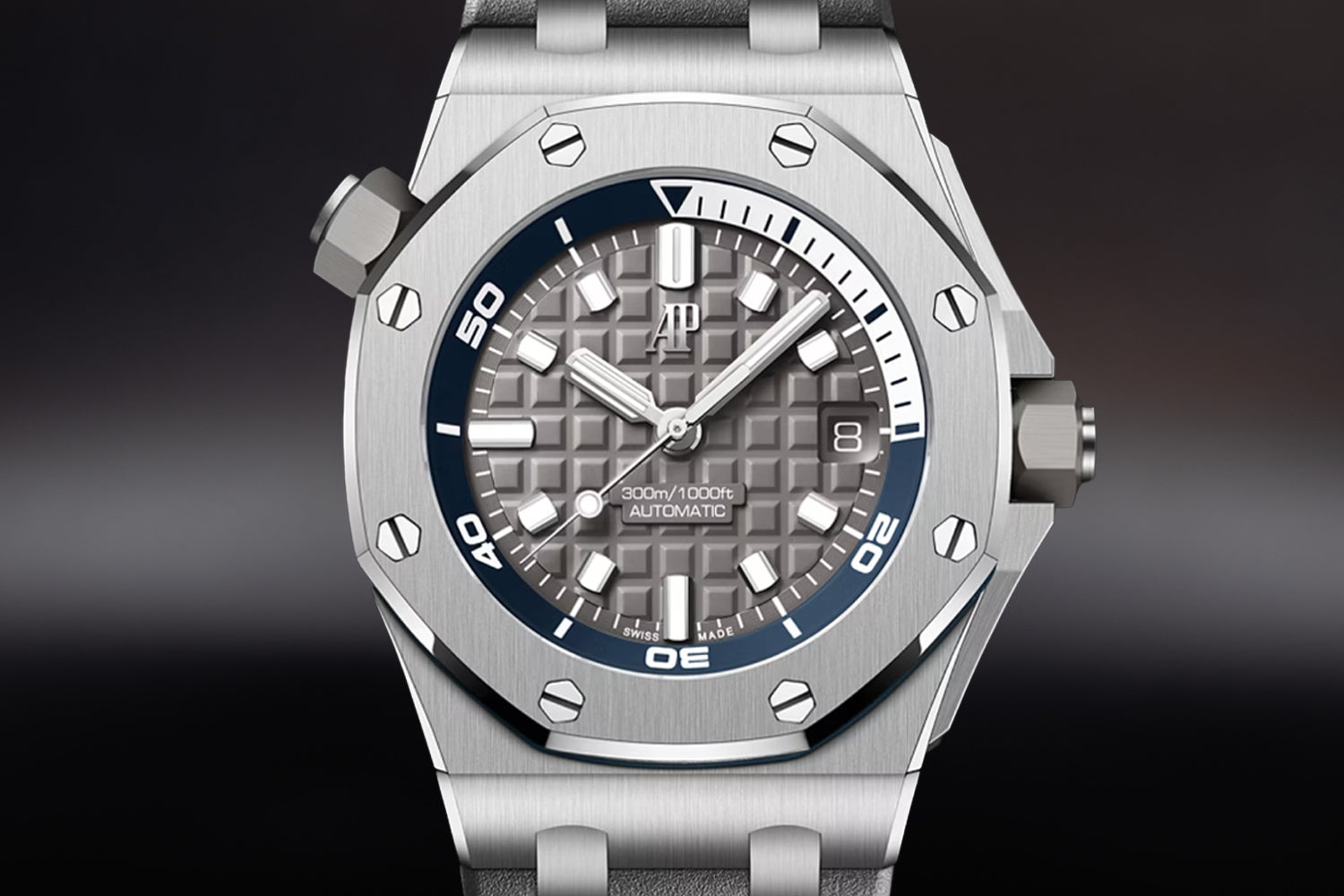 Audemars Piguet Royal Oak Offshore Diver stainless steel Grey Dial 15720ST.OO.A009CA.01