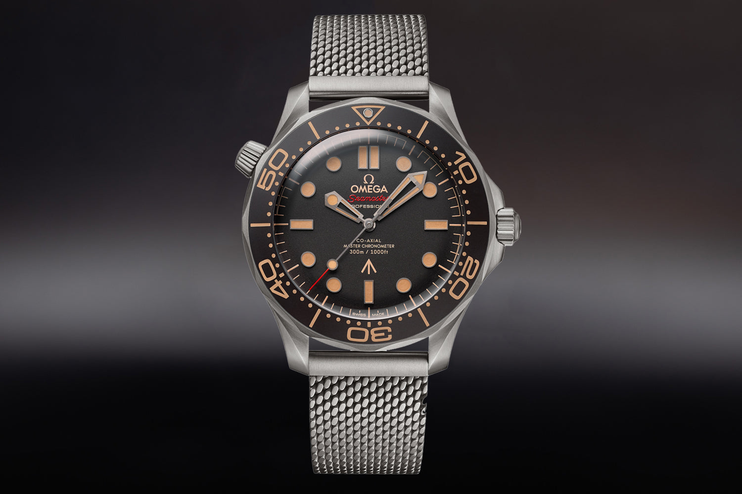 Omega Seamaster Diver 300M "No Time To Die" black dial and black bezel 210.90.42.20.01.001