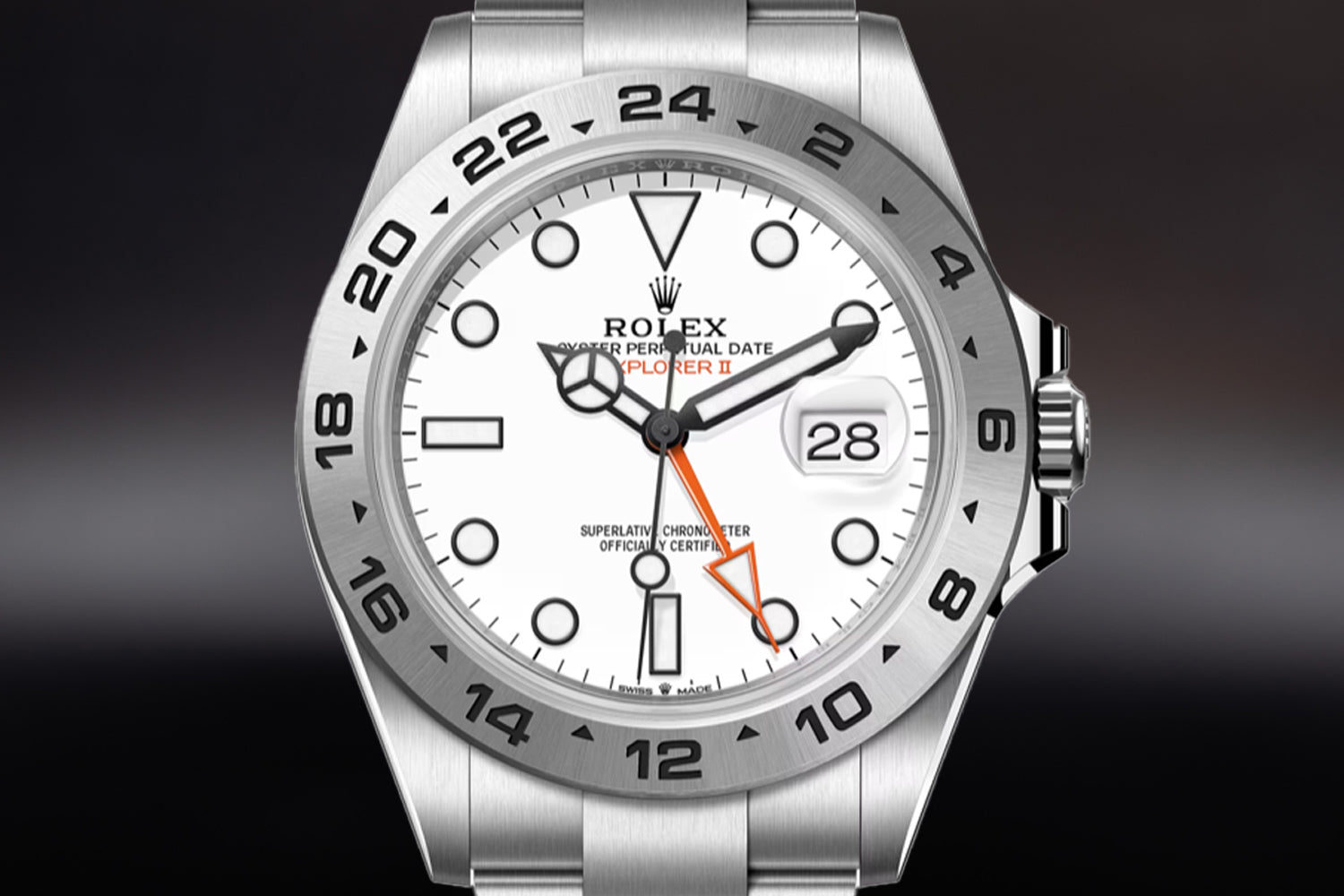 Rolex Explorer II stainless steel White Dial "Polar" 226570