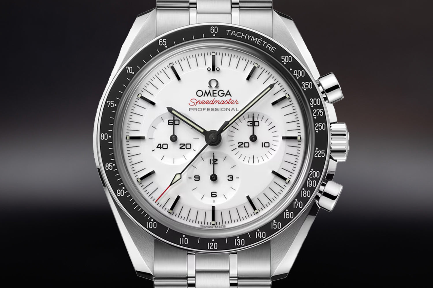 Omega Speedmaster Moonwatch Professional White dial with black tachymeter bezel 310.30.42.50.04.001
