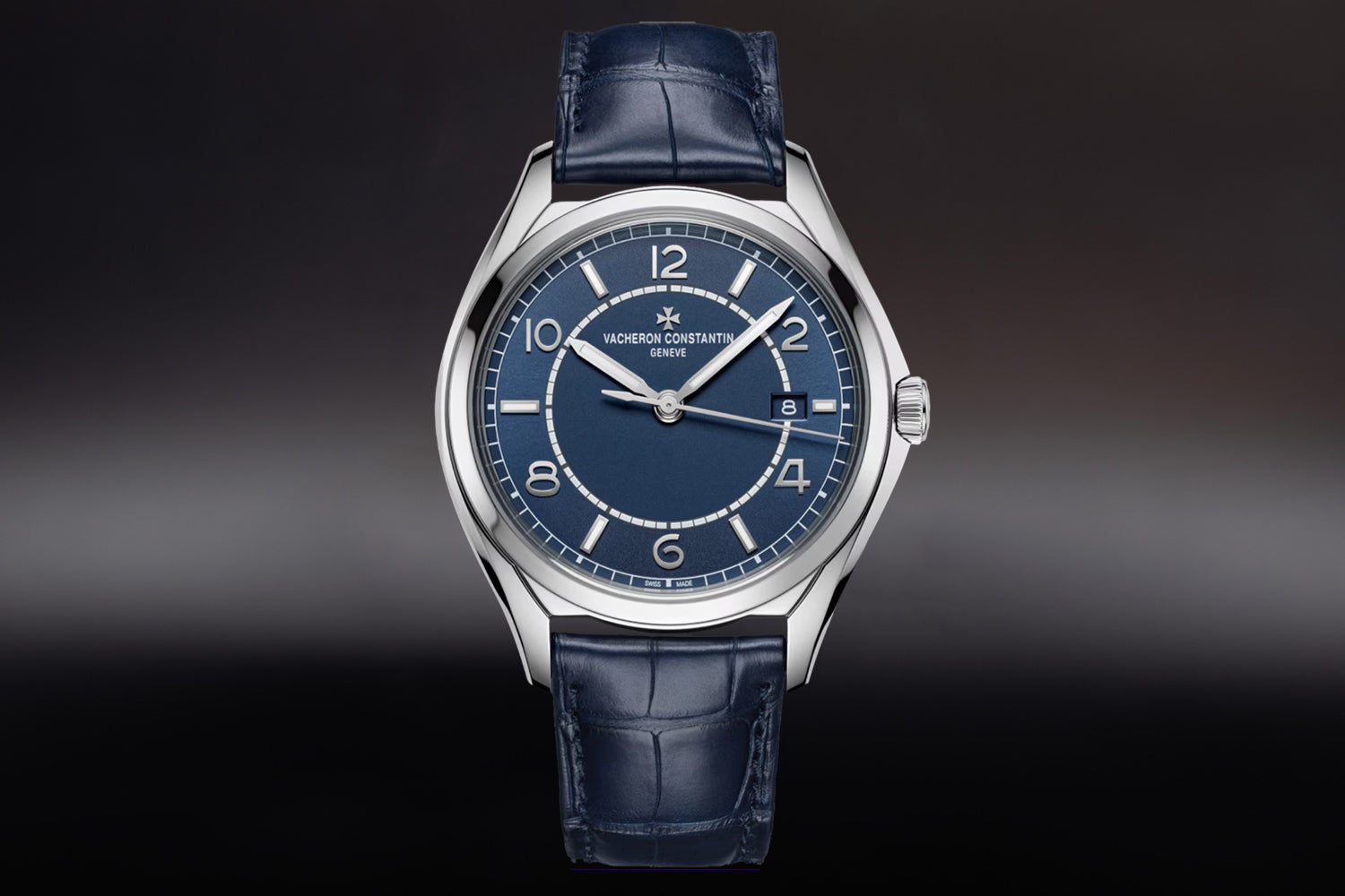 Vacheron Constantin Fiftysix Self-Winding Blue Dial 4600E/000A-B487 with blue alligator strap