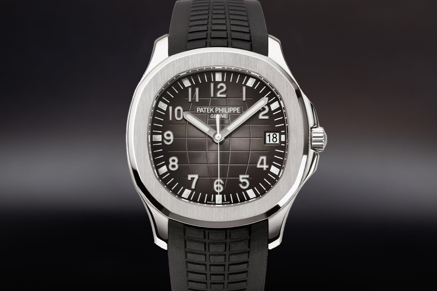 Patek Philippe Aquanaut Sunburst Gray "Black" Dial 5167A-001