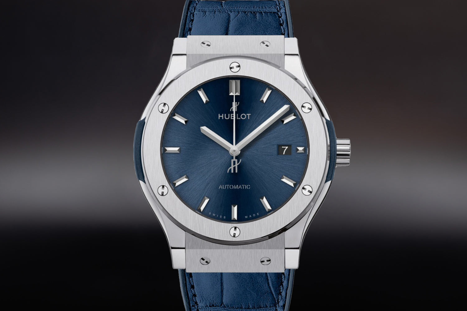 Hublot Classic Fusion Titanium Blue Dial 542.NX.7170.LR