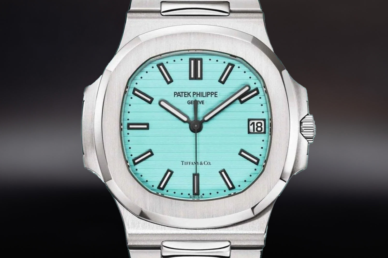 Patek Philippe Nautilus "Tiffany & Co." turquoise Blue Dial 5711/1A-018