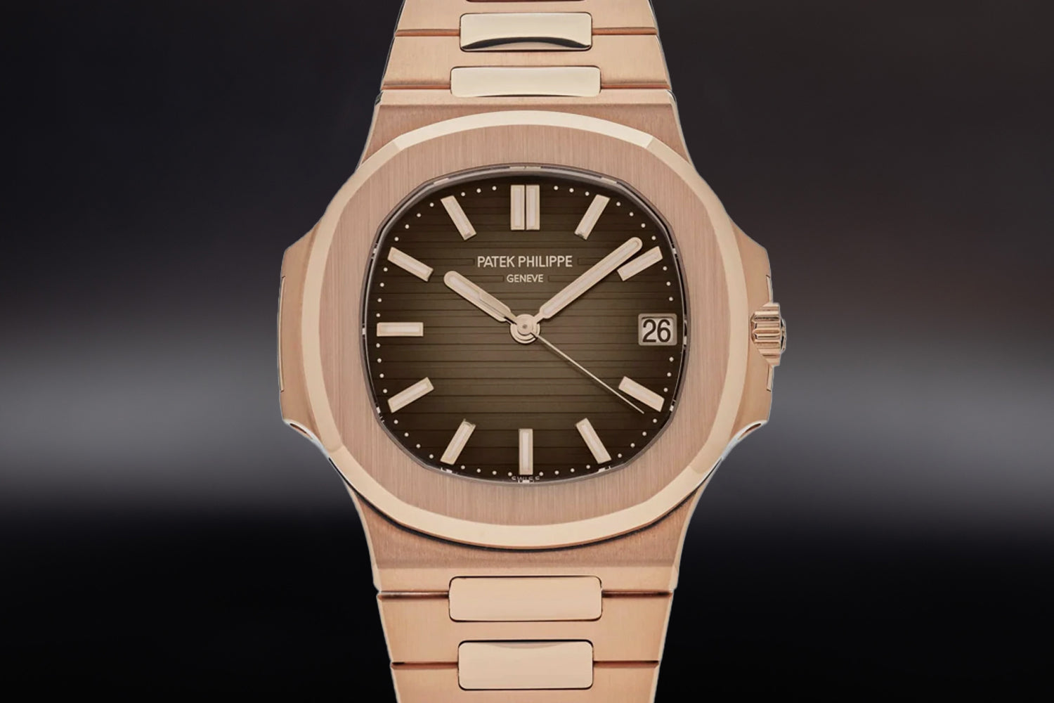 Patek Philippe Nautilus Rose Gold Brown Dial 5711/1R-001
