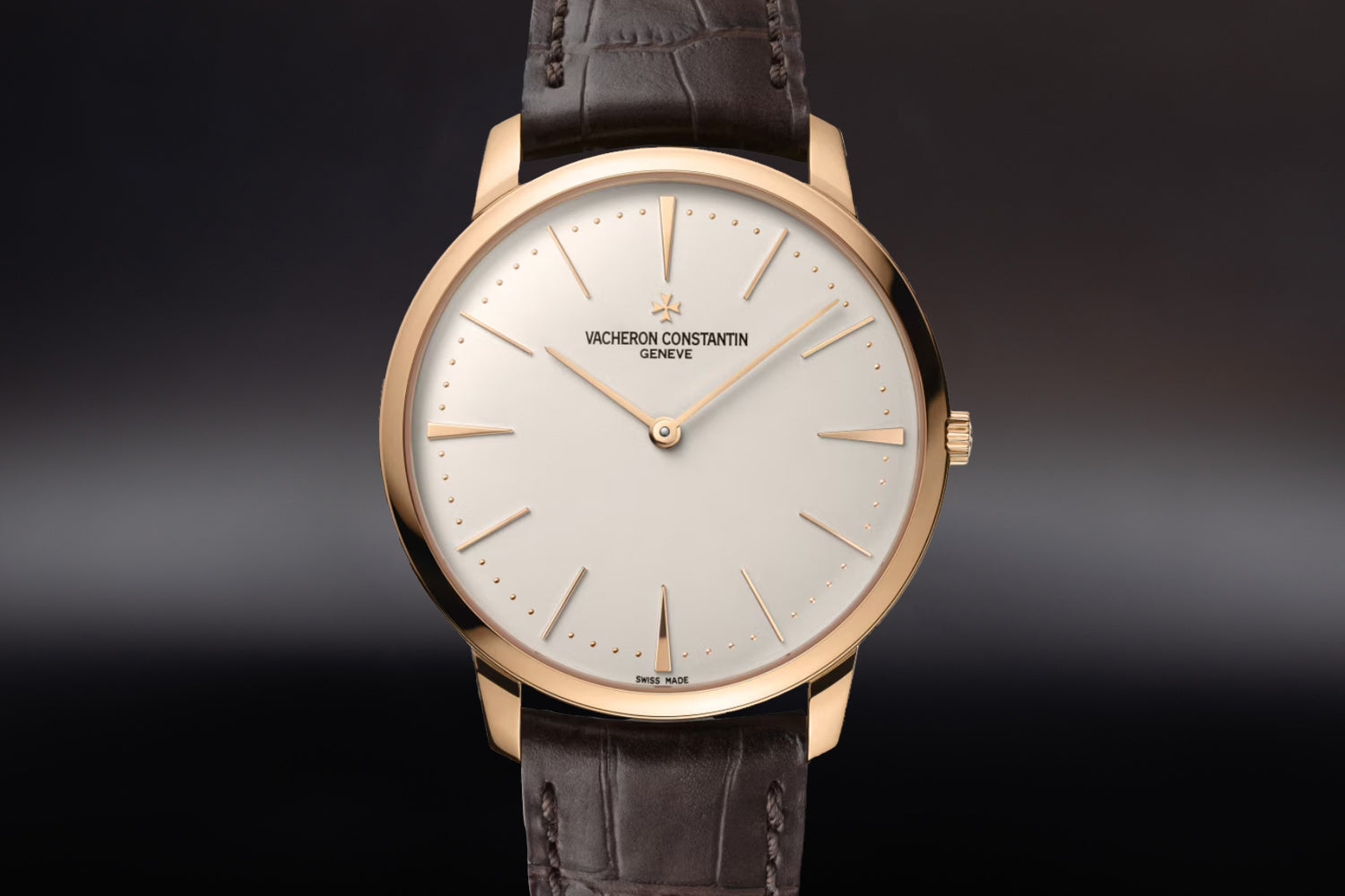 Vacheron Constantin Patrimony Manual-Winding Rose Gold Silver Dial 81180/000R-9159