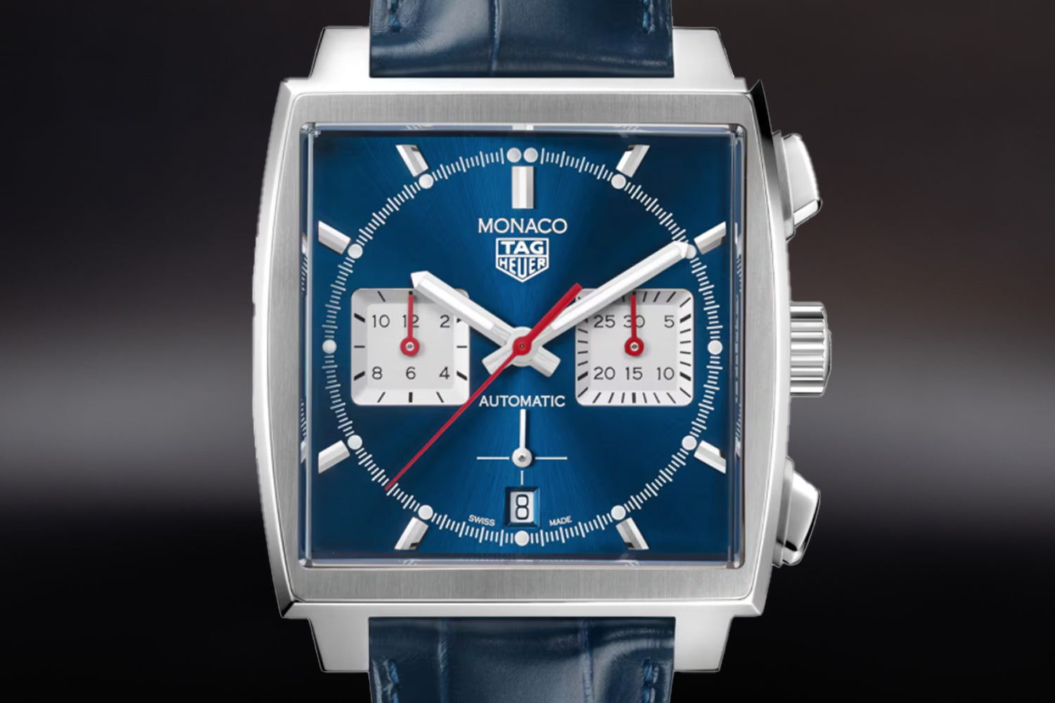 TAG Heuer Monaco Chronograph stainless steel Blue Dial CBL2111.FC6453