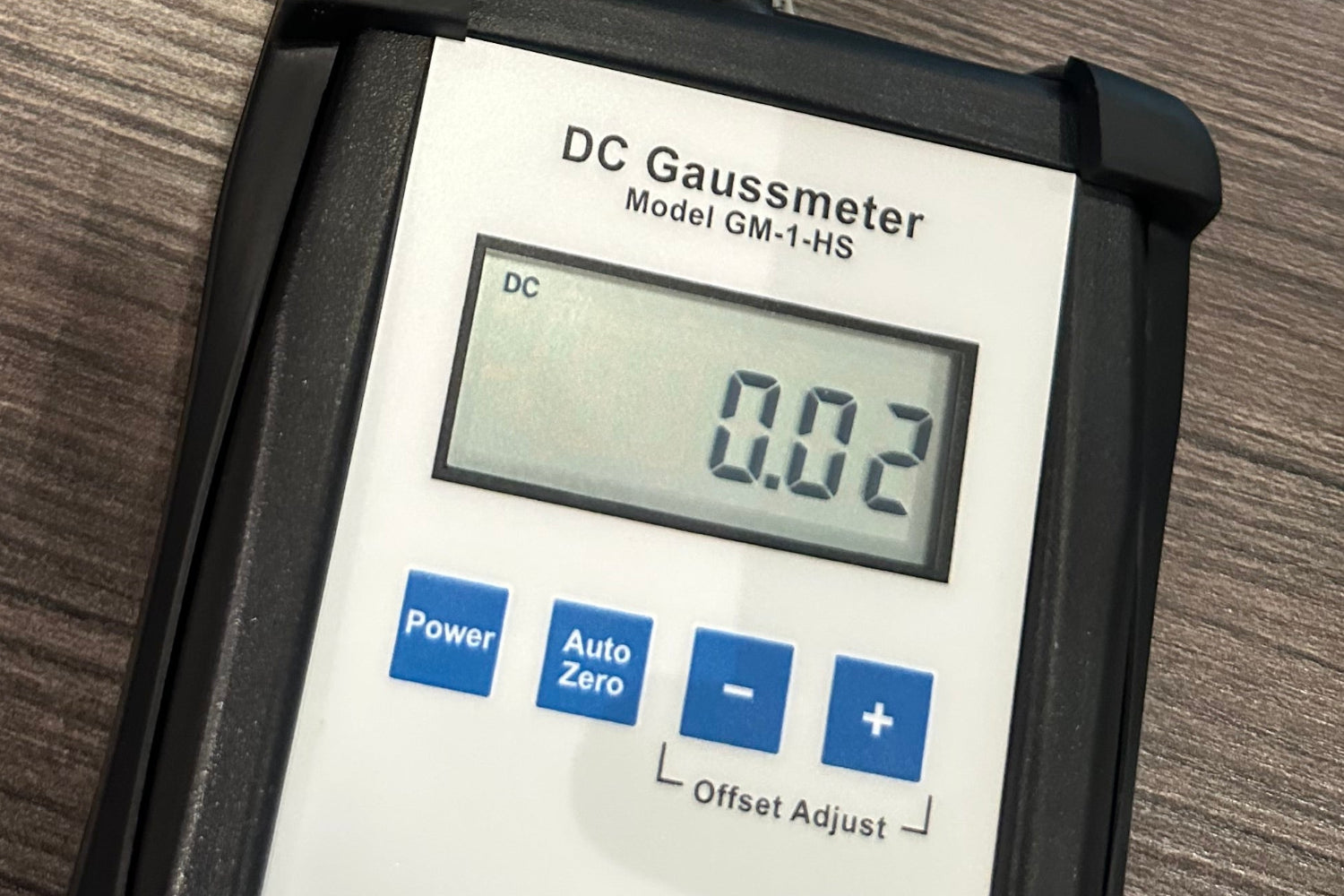 DC Gaussmeter with digital display testing luxury watch magnetism