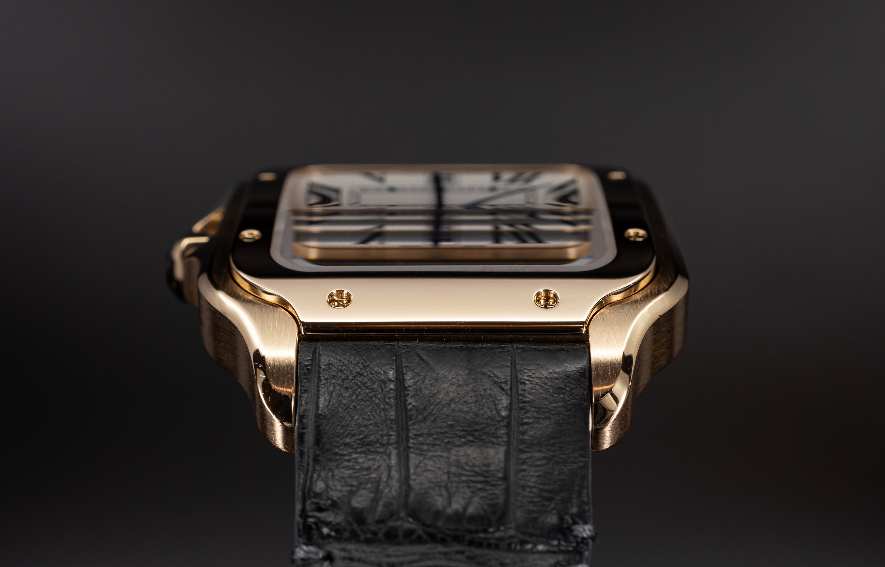 Cartier Santos de Cartier 18K WGSA0011 top lugs