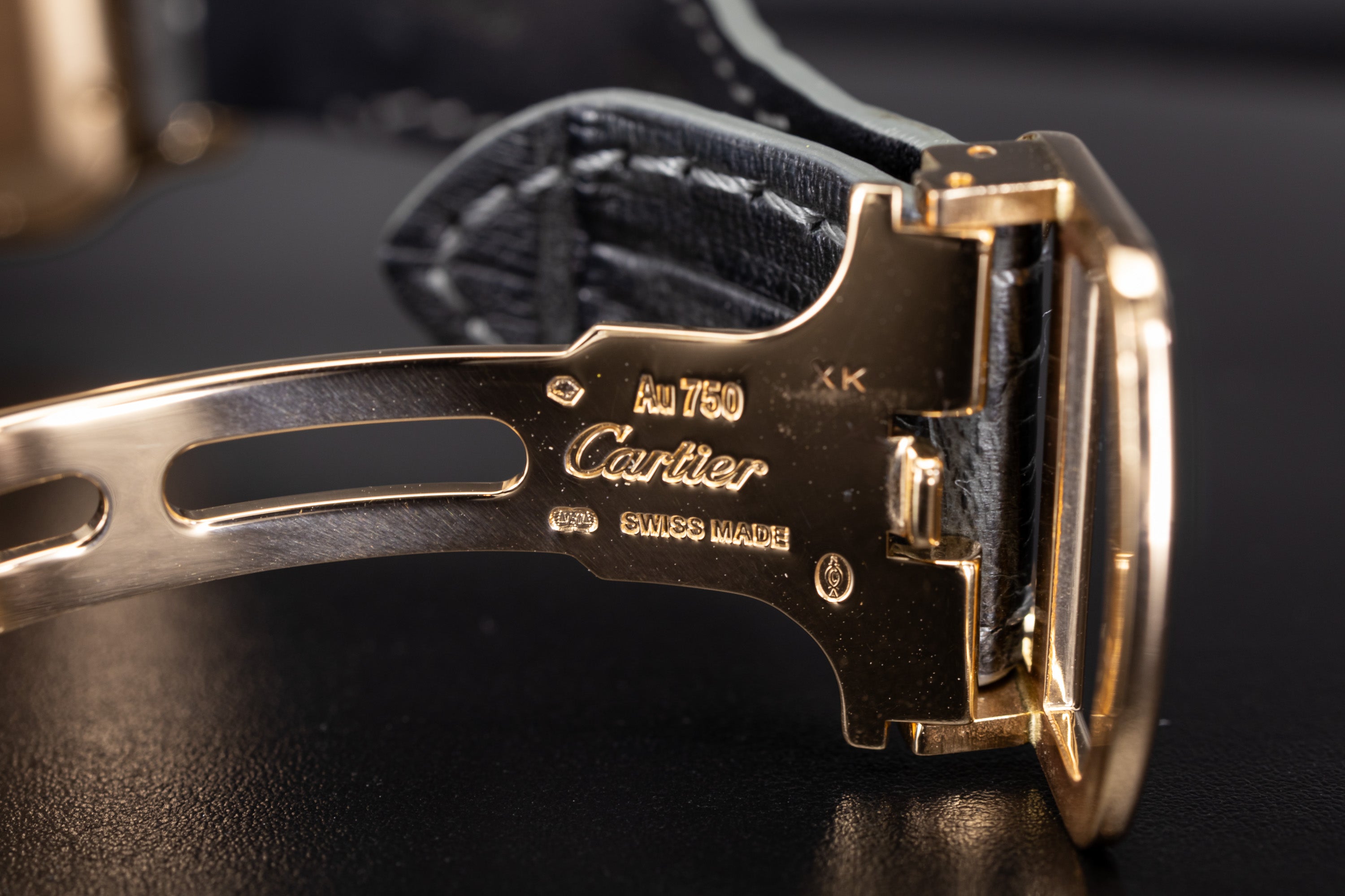 Cartier Santos de Cartier WGSA0011 clasp engravings