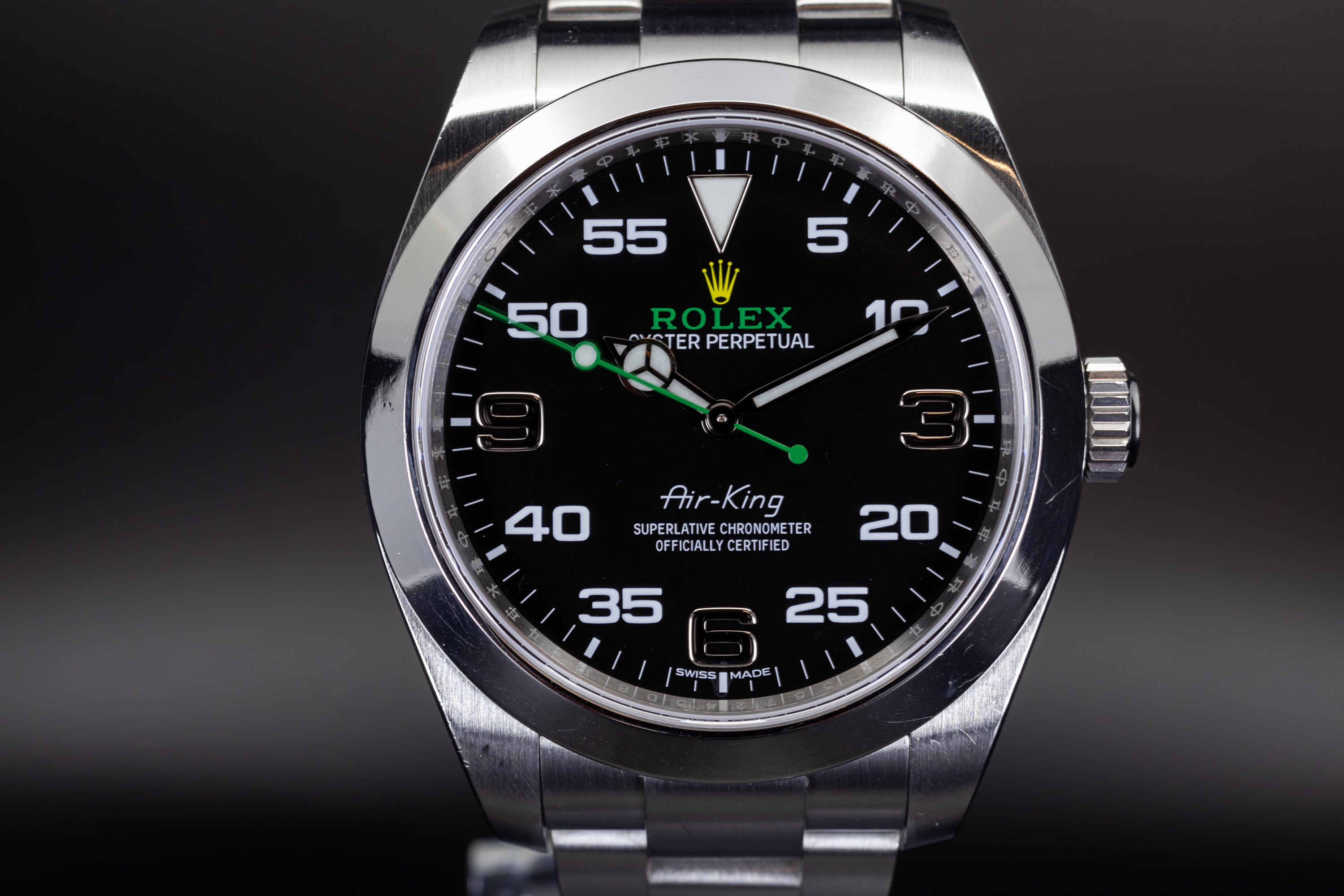 Rolex Air-King 40mm Black Dial Oyster SS 116900