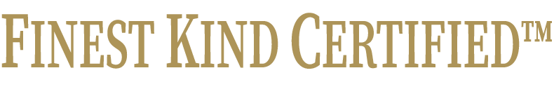 Gold 'Finest Kind Certified' trademarked logo 