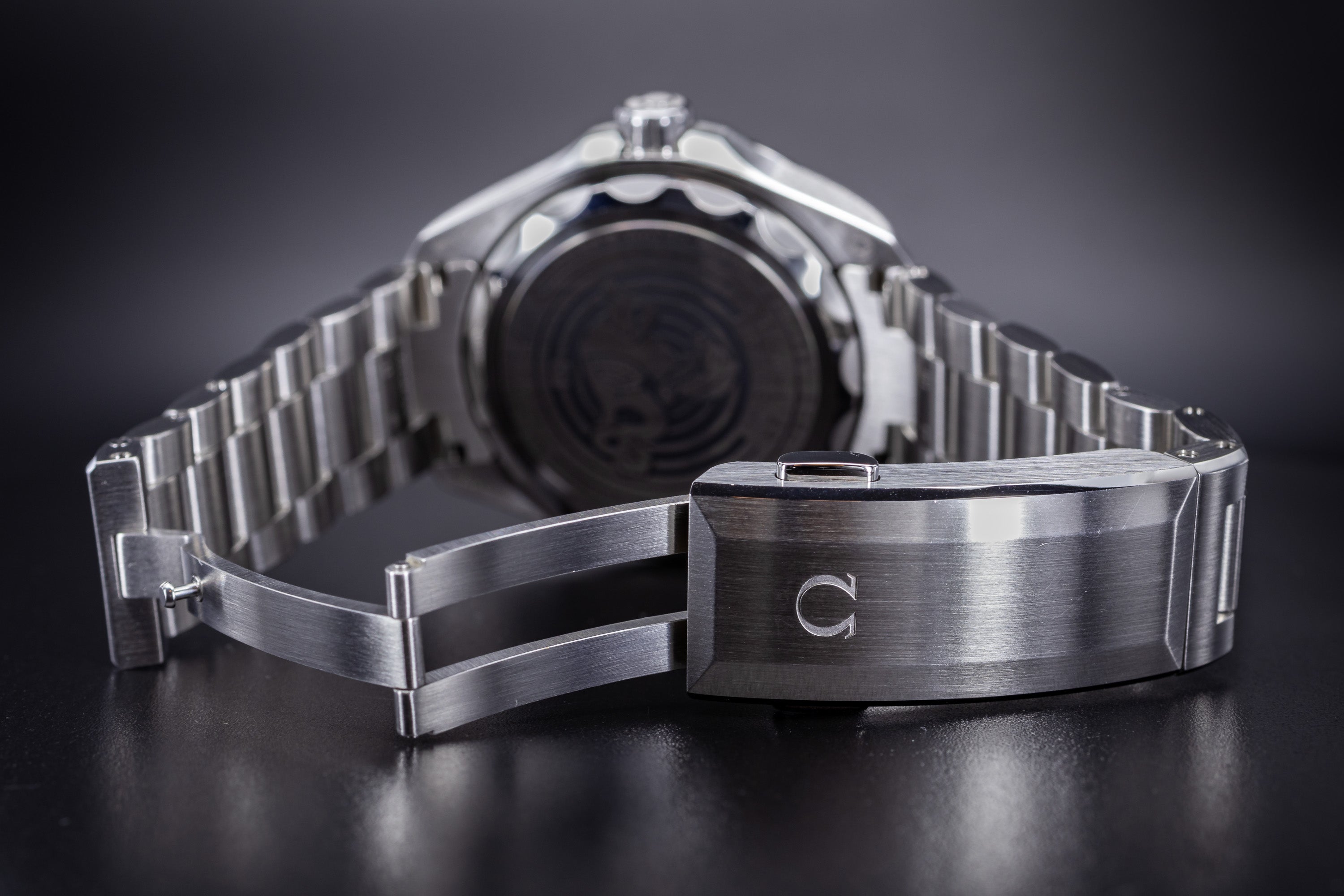 Omega Seamaster Planet Ocean Ultra Deep 6000M opened clasp