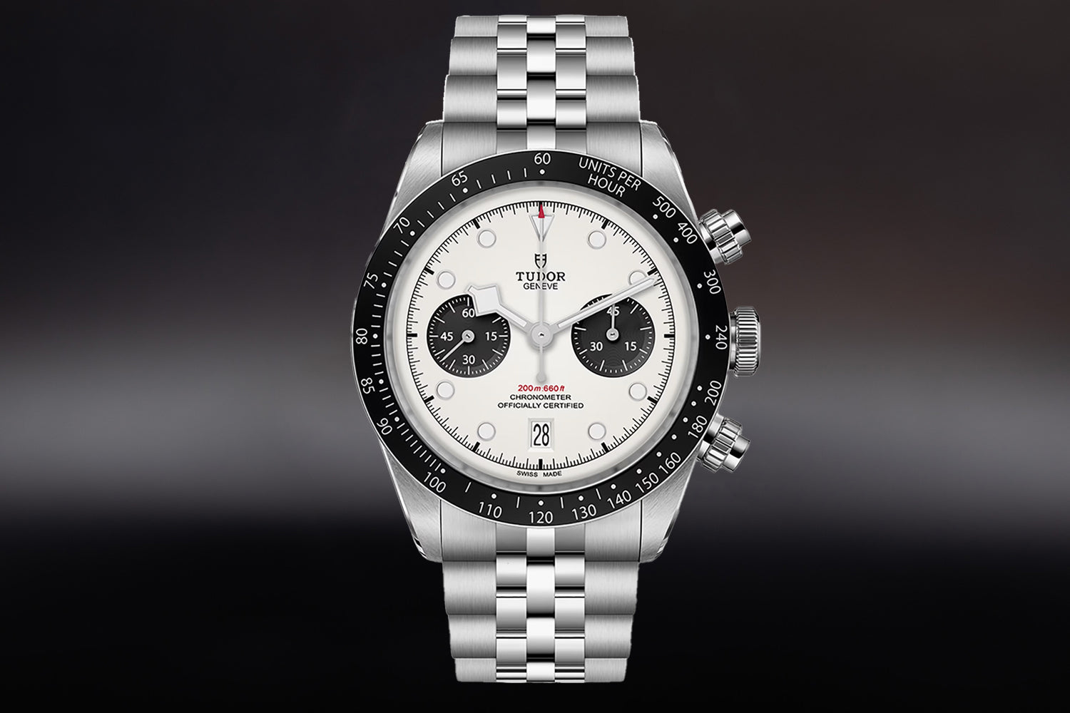 Tudor Black Bay Chrono White Dial with black subdials M79360N-0014