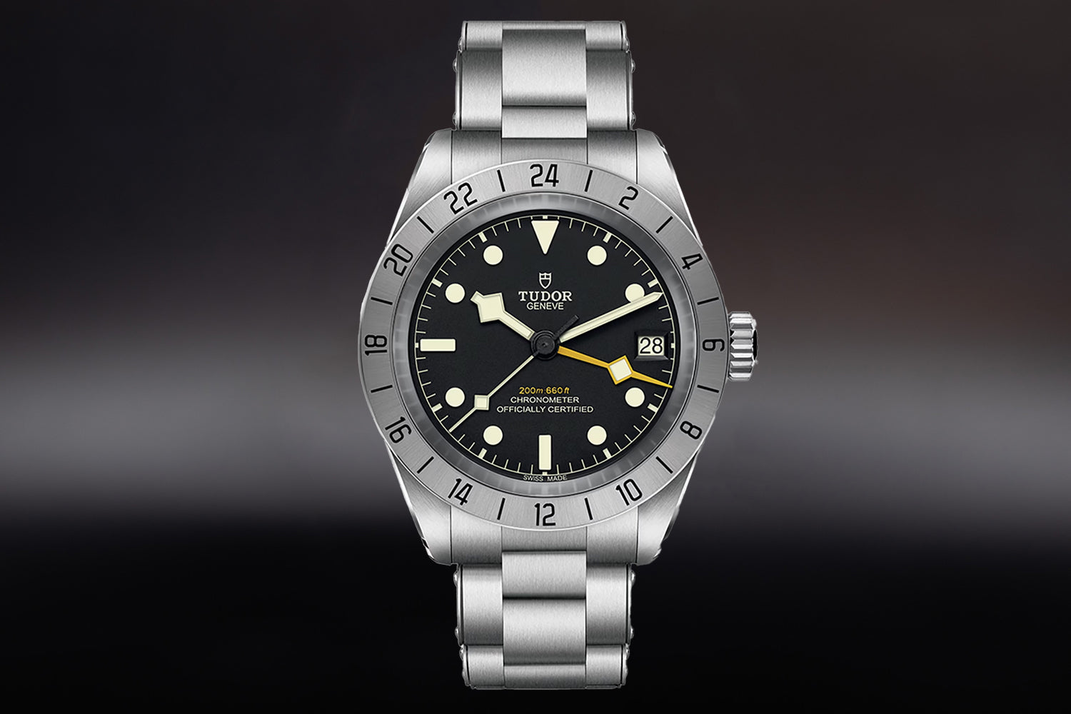 Tudor Black Bay Pro GMT Black Dial M79470-0001 stainless steel bracelet