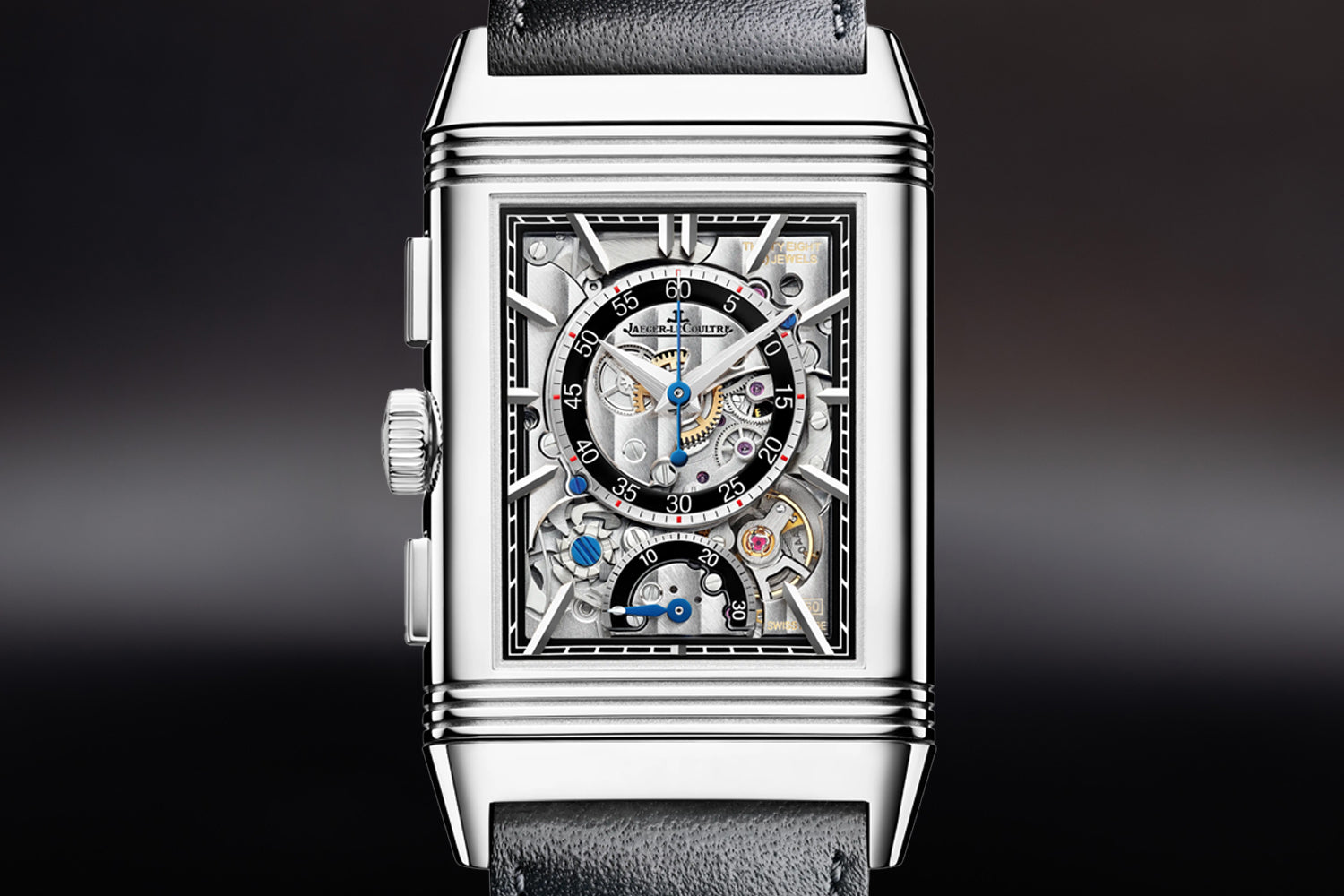 Jaeger-LeCoultre Reverso Tribute Chronograph Skeleton Dial Q389848J