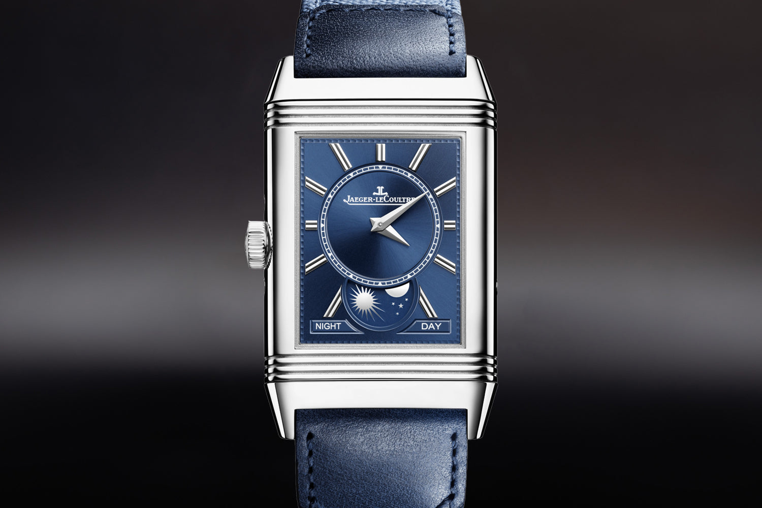 Jaeger-LeCoultre Reverso Tribute Duoface Calendar Q3918420 blue dial