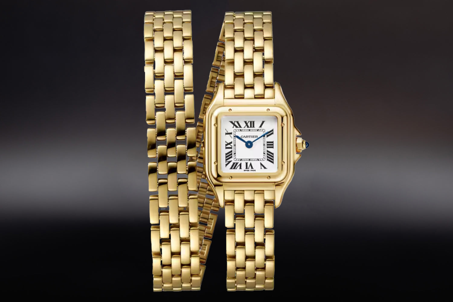Cartier Panthére De Cartier Yellow Gold Double Loop bracelet size Small WGPN0046