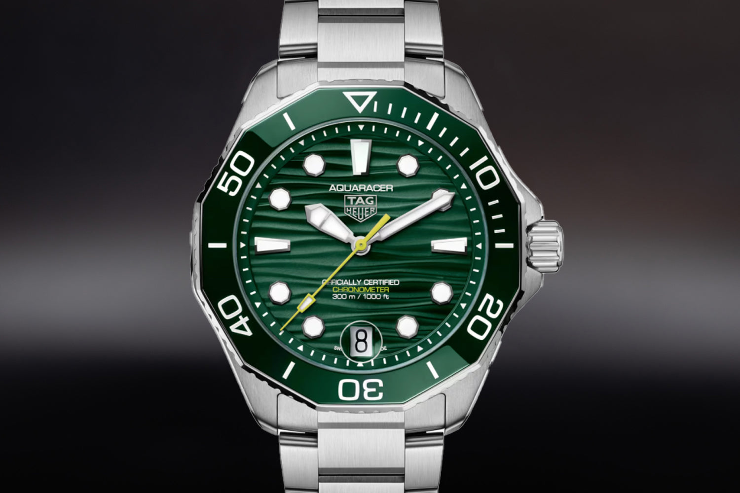 TAG Heuer Aquaracer Professional 300 Date Green Dial WPB5116.BA0013