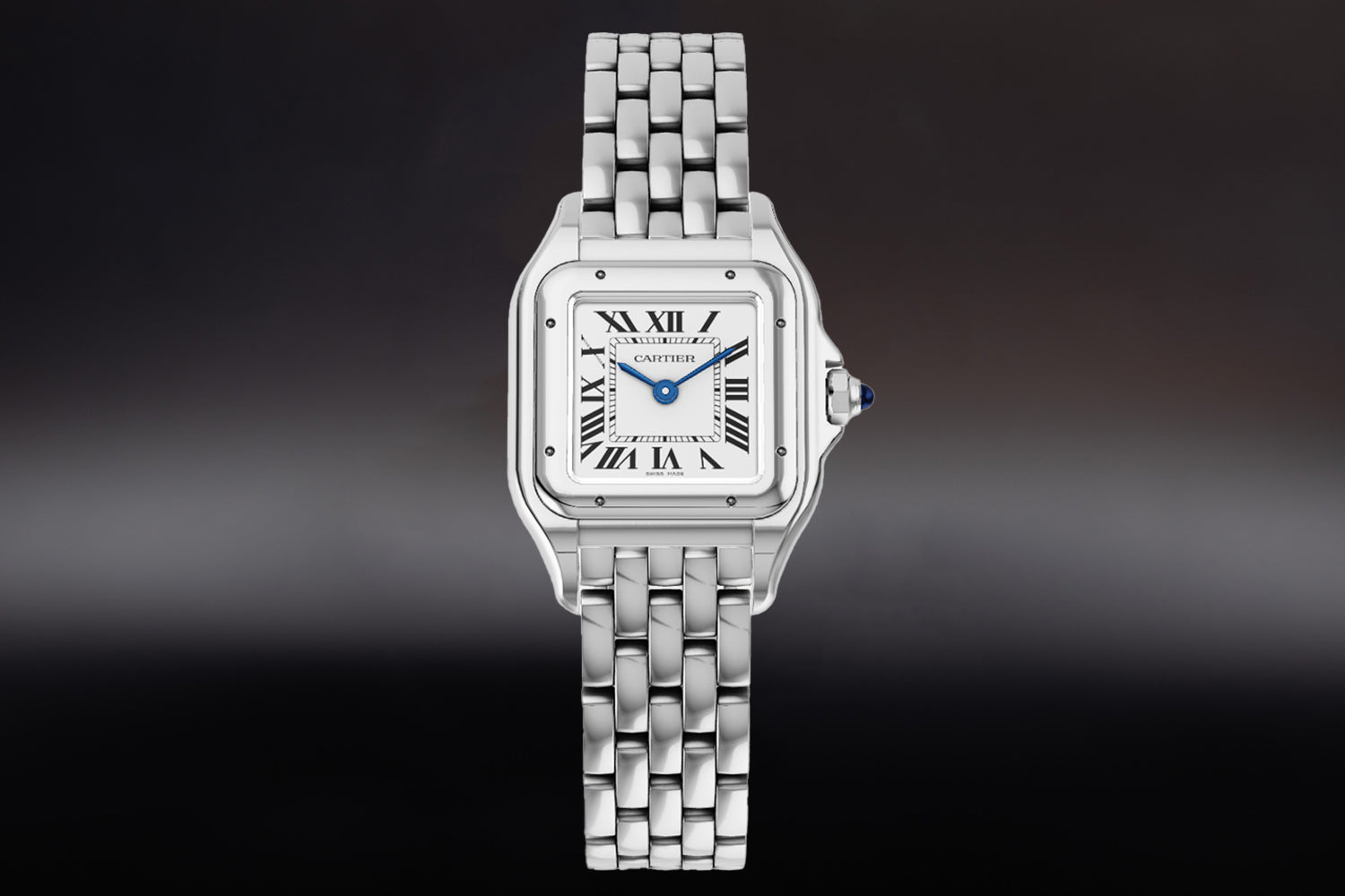 Cartier Panthére De Cartier white dial stainless steel size Small WSPN0013